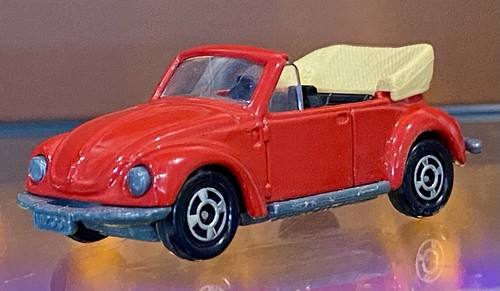 1977 tomica red volkswagen - tomica,